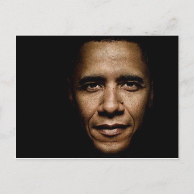 Carte Postale Obama-Noir (Devant)