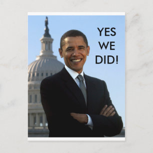 Carte Postale Obama Oui !
