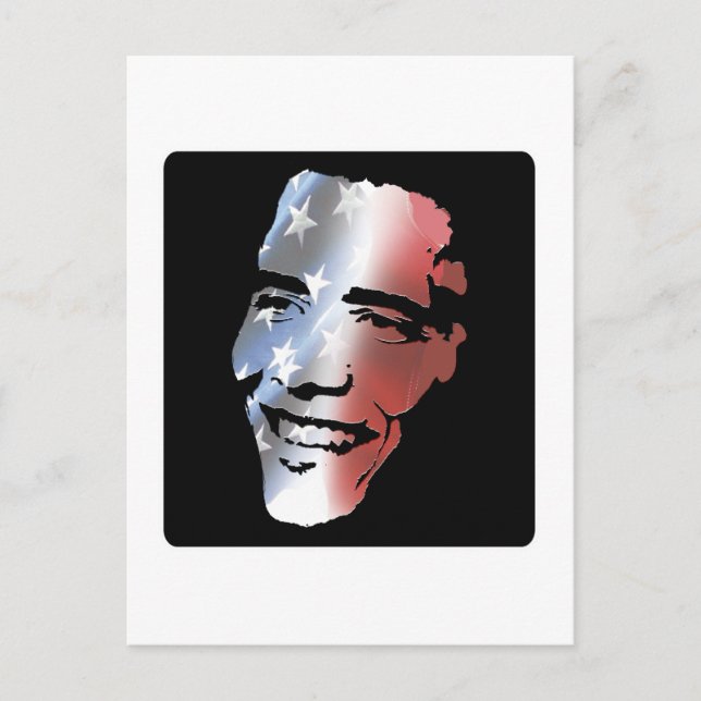Carte Postale Obama Patriot (Devant)