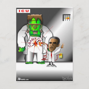Carte Postale Obama s'intéresse à l'ICU