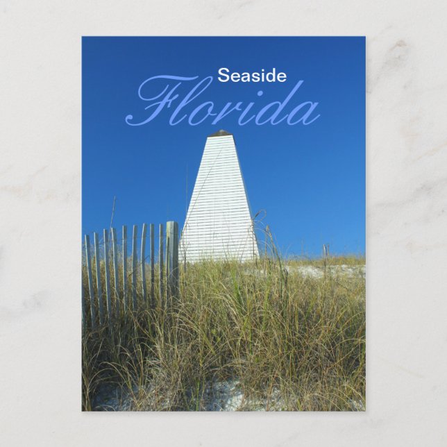 Carte Postale Obe Beach Tower - Balnéaire, Floride (Devant)