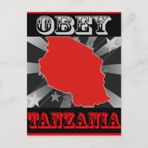 Carte Postale Obey Tanzanie