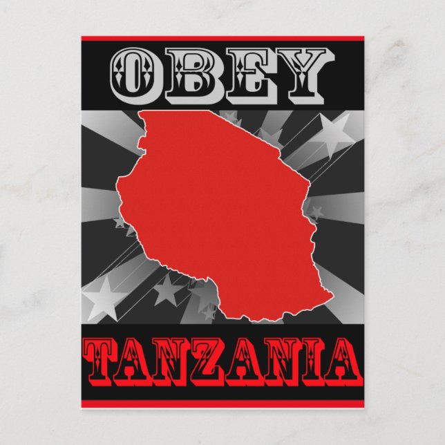 Carte Postale Obey Tanzanie (Devant)