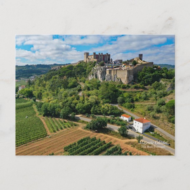 Carte Postale Obidos Majestic - LE VÉRITABLE PORTUGAL (Devant)