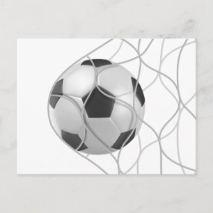 Carte postale Objectif de football