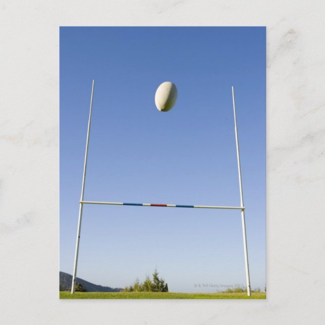 Carte Postale Objectif de rugby (Devant)