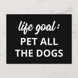 Carte Postale Objectif : Pet Tous Les Chiens