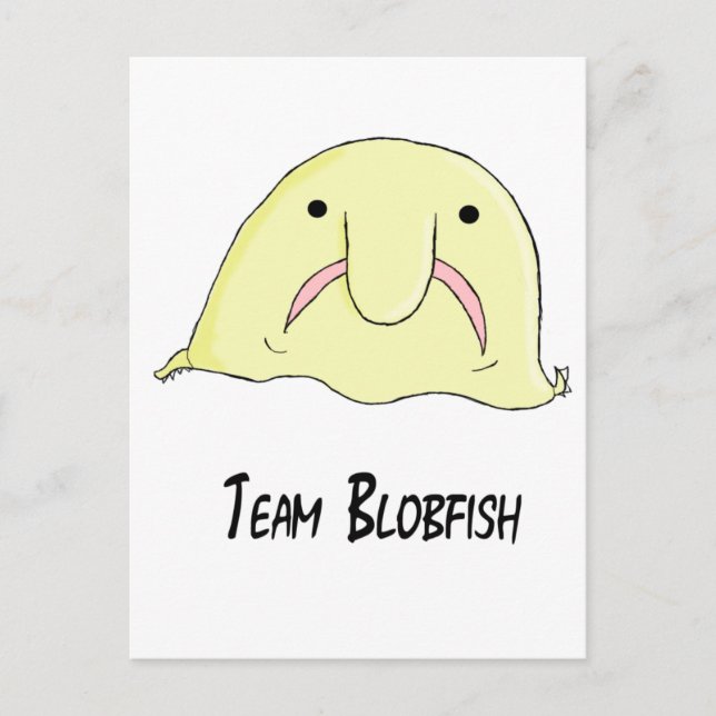 Carte Postale objet blob d'équipe (Devant)