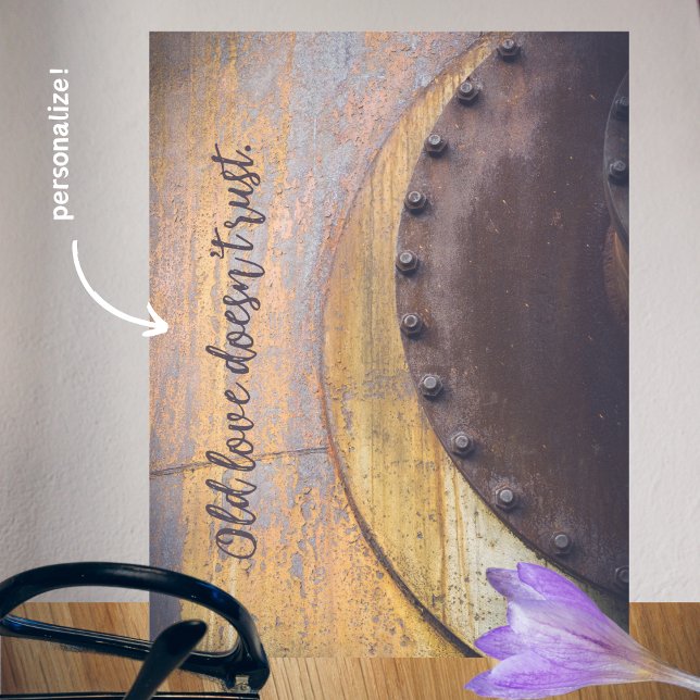 Carte Postale Objet en métal rouillé (Créateur téléchargé)