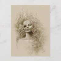 Carte postale Oblivion Macabre Imaginaire Art