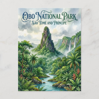 Carte Postale Obo National Park São Tomé and Príncipe