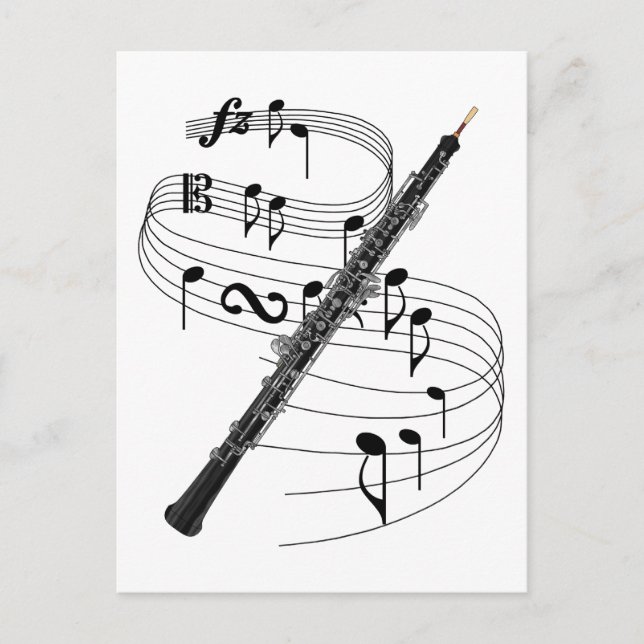 Carte Postale Oboe (Devant)