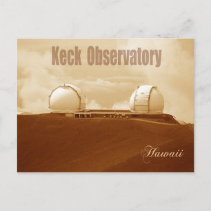 Carte Postale Observatoire astronomique de Keck, Mauna Kea, Hawa