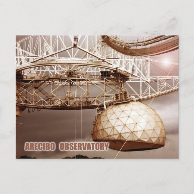 Carte Postale Observatoire d'Arecibo, Porto Rico (Devant)