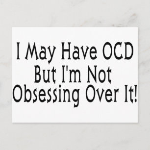 Carte Postale Obsession de l'OCD