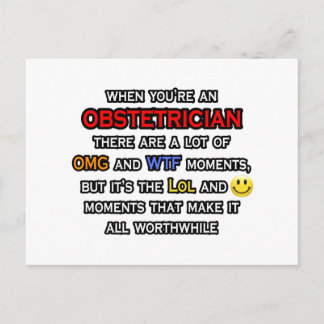 Carte Postale Obstetrician ... OMG WTF