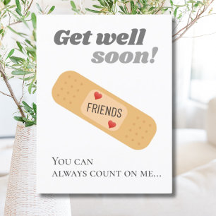 Carte Postale Obtenez bien bientôt Friends Postcard