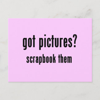 Carte Postale Obtenez des images Scrapbook Them T-shirts et cade