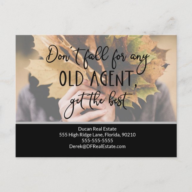 Carte Postale obtenez le meilleur ! marketing immobilier vendre  (Devant)