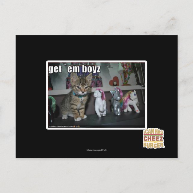 Carte Postale Obtenez-les boyz (Devant)