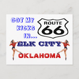 Carte Postale Obtenez Vos Kicks Sur La Route 66 - 