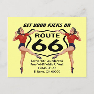Carte Postale Obtenez Vos Kicks Sur La Route 66 PC
