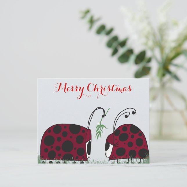 Carte Postale Obugs Et Mistletos Cutes (Debout devant)