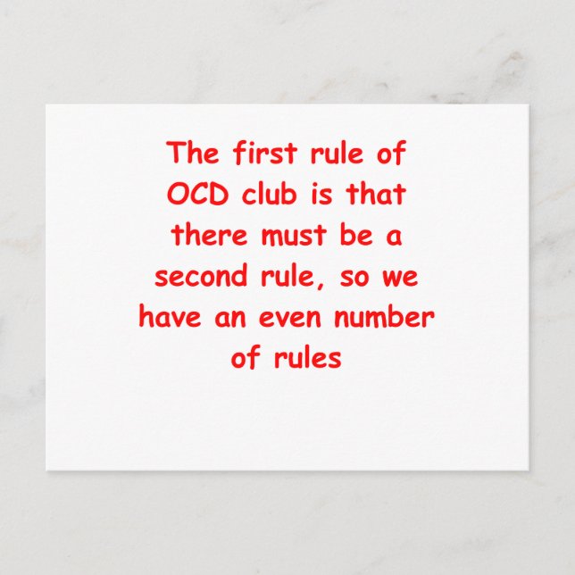 Carte Postale ocd (Devant)