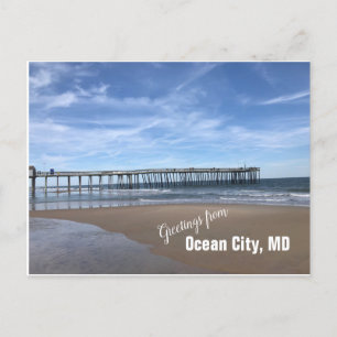 Carte postale Ocean City, MD Pier