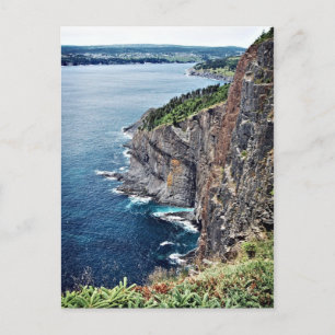 Carte Postale Ocean Cliffs - Terre-Neuve, Canada
