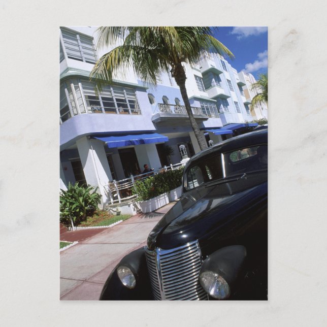 Carte Postale Ocean Drive, Miami Beach Floride (Devant)