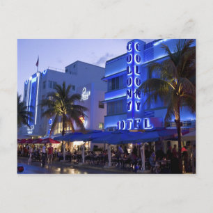 Carte Postale Ocean Drive, South Beach, Miami Beach, 2