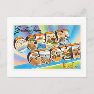 Carte Postale Ocean Grove New Jersey NJ Vintage voyage