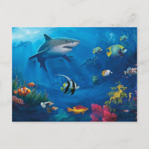 Carte Postale Ocean Mural