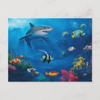 Carte Postale Ocean Mural