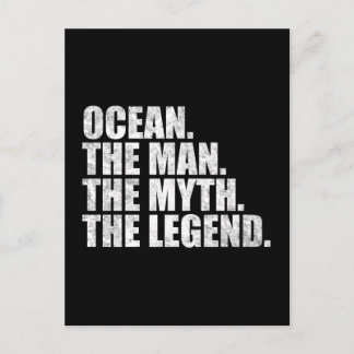 Carte Postale Ocean name, Ocean The Man The Myth The Legend