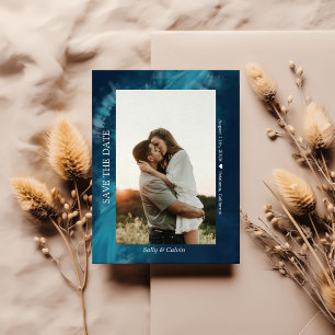 Carte Postale Ocean Wave Photo Enregistrer la date Photo personn