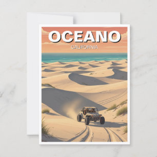 Carte Postale Oceano Sand Dunes Californie