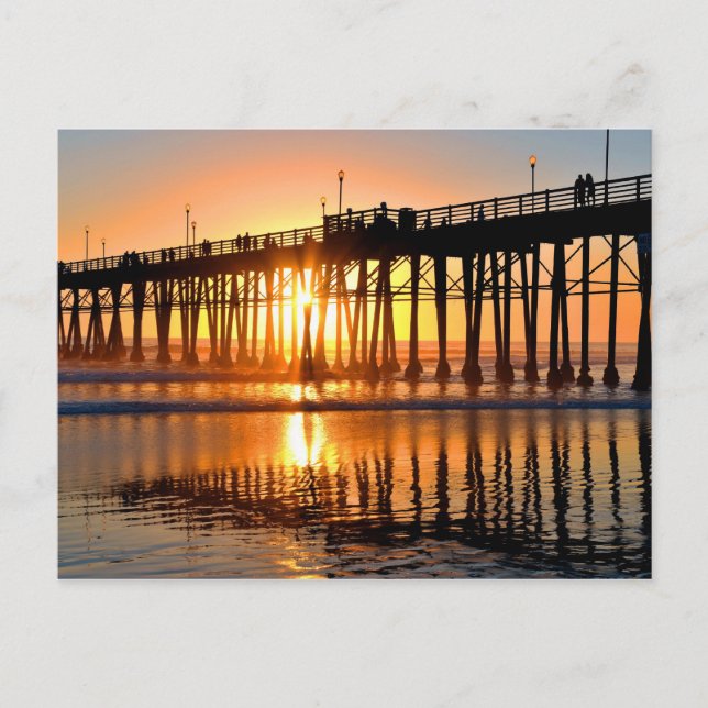 Carte postale Oceanside Sunset (Devant)