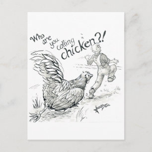 Carte Postale Octobre 2018 Jour 5 - Chicken Chase