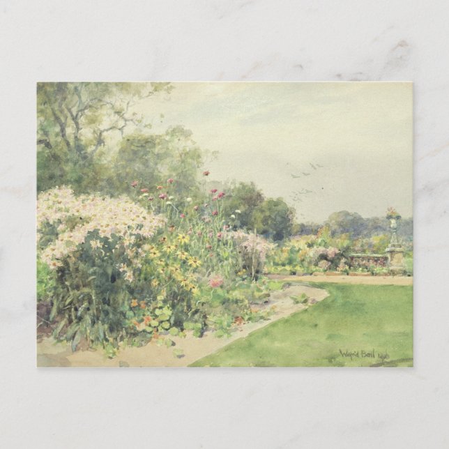 Carte Postale Octobre Fleurs (Devant)