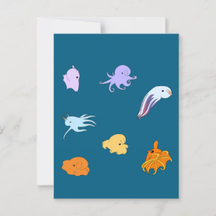 Carte Postale Octopes Dumbo