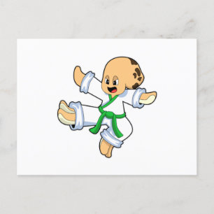 Carte Postale Octopus at Martial arts Karate