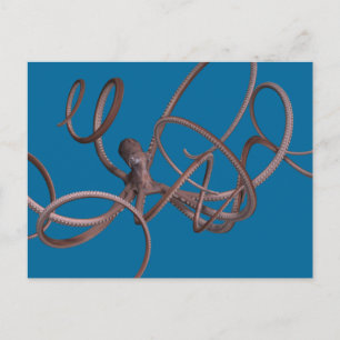 Carte Postale Octopus géant