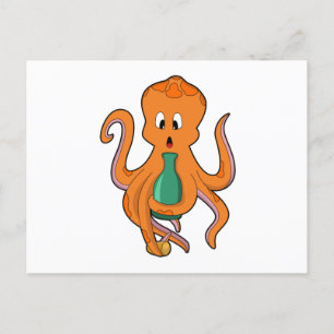 Carte Postale Octopus with Bottle.PNG
