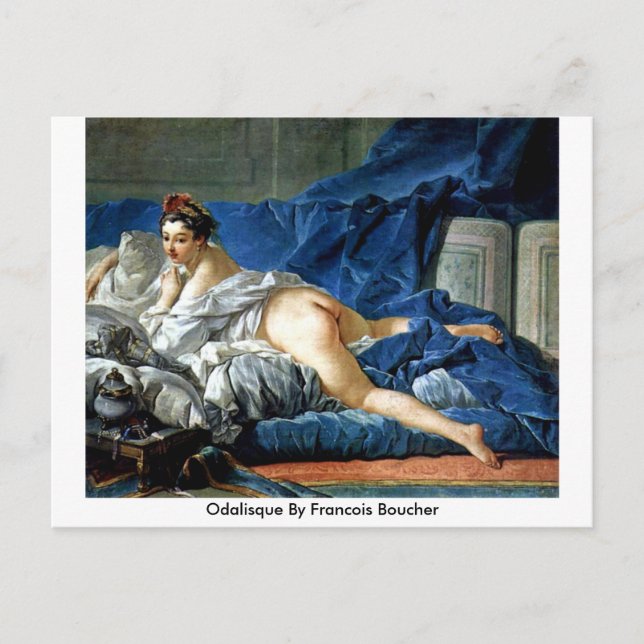 Carte Postale Odalisque De Francois Boucher (Devant)