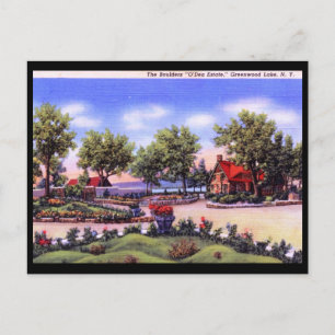 Carte Postale O'Dea Estate, Greenwood Lake, NY Vintage