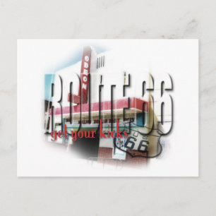 Carte Postale Odeon Movie Theater - Tucumcari, NM - Rt 66