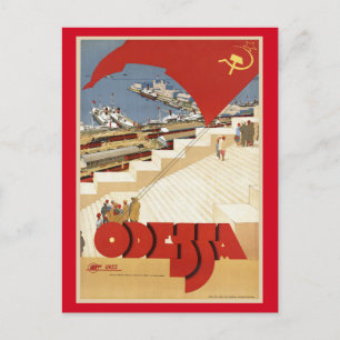 Carte Postale Odessa, Odesa, Vintage voyage ukrainien