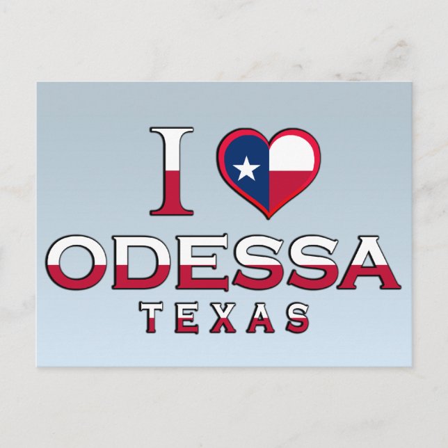 Carte Postale Odessa, Texas (Devant)